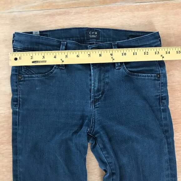 Citizens of Humanity Avedon Ultra Skinny Jeans Women size 26 Blue Raw Cuff Denim - Picture 10 of 11